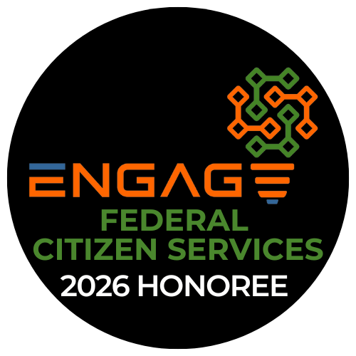 2026 Engage Federal Citizen Services 150 honoree logo
